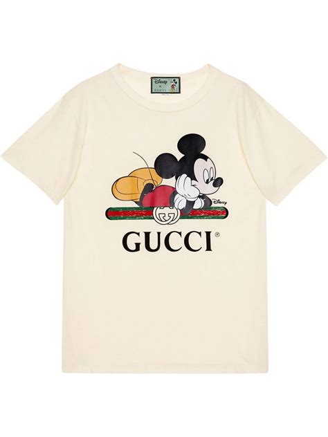 gucci x mickey mouse shirt|gucci mickey mouse shirt real.